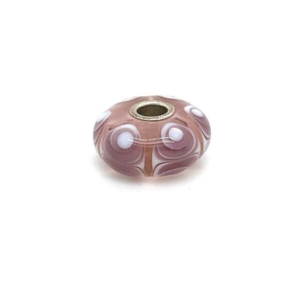 Trollbead Pink With Dot Bead - Picture 1 of 4